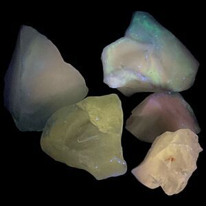 Multicolor Glowing Art‎ Glass Assorted Cullet Manganese Collection #4GA16